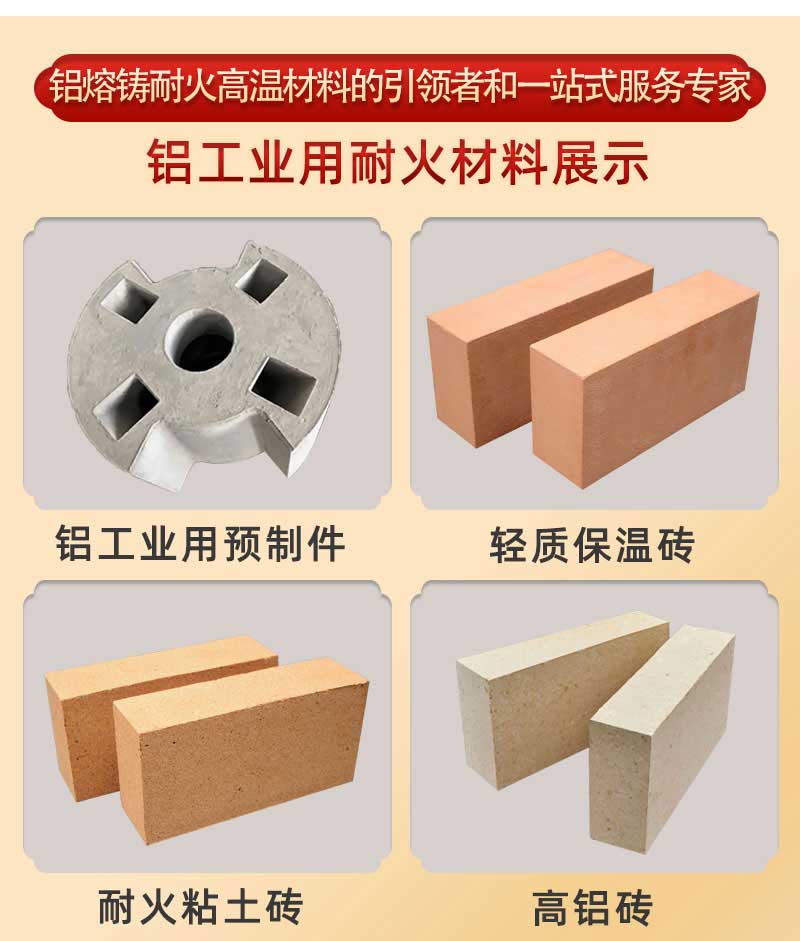 鋁工業用耐火材料